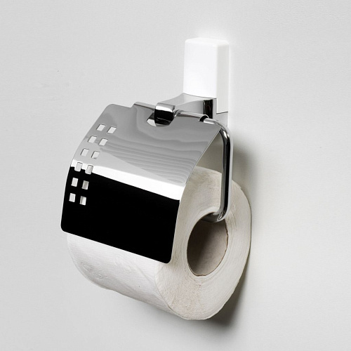 Держатель туалетной бумаги WasserKRAFT Leine K-5025WHITE белый/хром Держатель туалетной бумаги WasserKRAFT Leine K-5025WHITE белый/хром