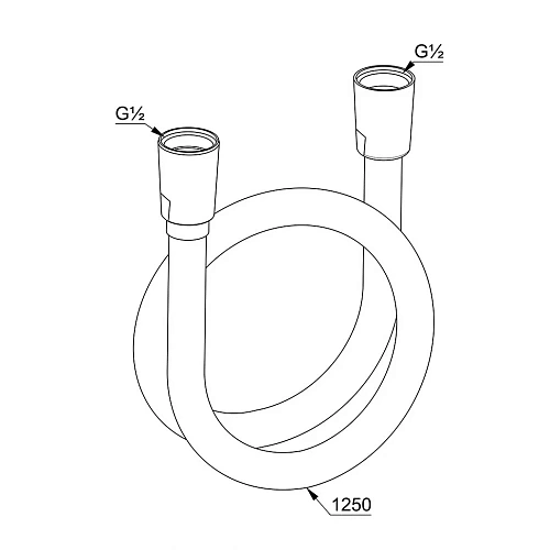 Душевой шланг Kludi SUPARAFLEX WHITE 1250 мм 6107191-00 Душевой шланг Kludi SUPARAFLEX WHITE 1250 мм 6107191-00