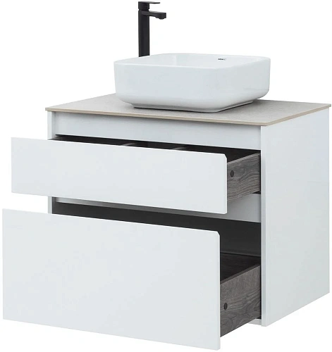 Тумба под раковину Aquanet Nova Lite 75 белый (2 ящика) 00242272 Тумба под раковину Aquanet Nova Lite 75 белый (2 ящика) 00242272