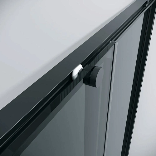 Душевая дверь GROSSMAN Galaxy 1/2.K33.01.12.21.10 (120x195) черный матовый, стекло тонированное Душевая дверь GROSSMAN Galaxy 1/2.K33.01.12.21.10 (120x195) черный матовый, стекло тонированное