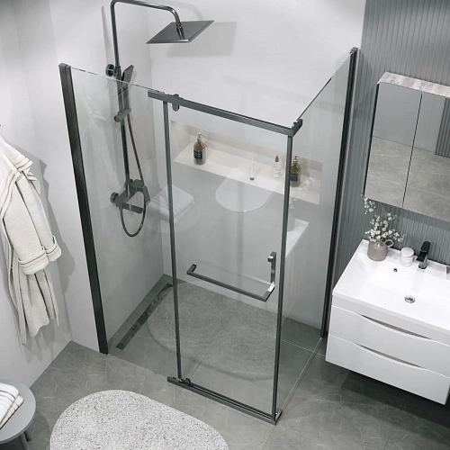 Боковая стенка GROSSMAN Pragma 200.K33.03.80.42.00 (80x195) графит сатин, стекло прозрачное Боковая стенка GROSSMAN Pragma 200.K33.03.80.42.00 (80x195) графит сатин, стекло прозрачное