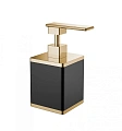 Дозатор жидкого мыла Boheme черный-золото 10969-B-G Дозатор жидкого мыла Boheme черный-золото 10969-B-G