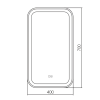 Зеркало Silver mirrors МАЛЬТА -2 400x700 Сенсорный выключатель + ПОДОГРЕВ LED-00002552 Зеркало Silver mirrors МАЛЬТА -2 400x700 Сенсорный выключатель + ПОДОГРЕВ LED-00002552