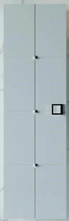 Шкаф-пенал Armadi Art Piazza 844-WCR белый+хром без ножек Шкаф-пенал Armadi Art Piazza 844-WCR белый+хром без ножек