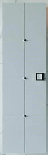 Шкаф-пенал Armadi Art Piazza 844-WCR белый+хром без ножек Шкаф-пенал Armadi Art Piazza 844-WCR белый+хром без ножек