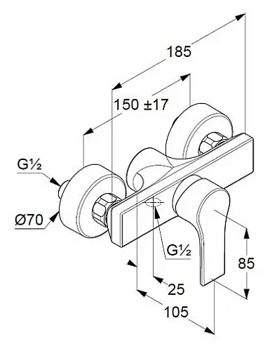 Смеситель для ванны Kludi ZENTA SL 488703965 черный матовый Смеситель для ванны Kludi ZENTA SL 488703965 черный матовый