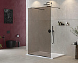 Душевая перегородка CEZARES LIBERTA-L-2-120-120-BR-NERO 120см стекло тонированное (бронза), профиль черный Душевая перегородка CEZARES LIBERTA-L-2-120-120-BR-NERO 120см стекло тонированное (бронза), профиль черный