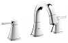 Картинка анонса товара «смеситель для раковины grohe grandera с донным клапаном и низким изливом, хром (20417000)»