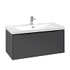 Картинка анонса товара «тумба под раковину villeroy &amp; boch subway 3.0 graphite / graphite c56901vr»