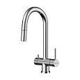 Детальная картинка товара «смеситель для кухни omoikiri akita-s-bn 4994302»