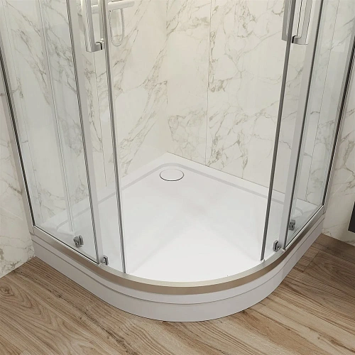 Душевой уголок STWORKI Хельсинки 100x100 см профиль хром матовый 408994 Душевой уголок STWORKI Хельсинки 100x100 см профиль хром матовый 408994