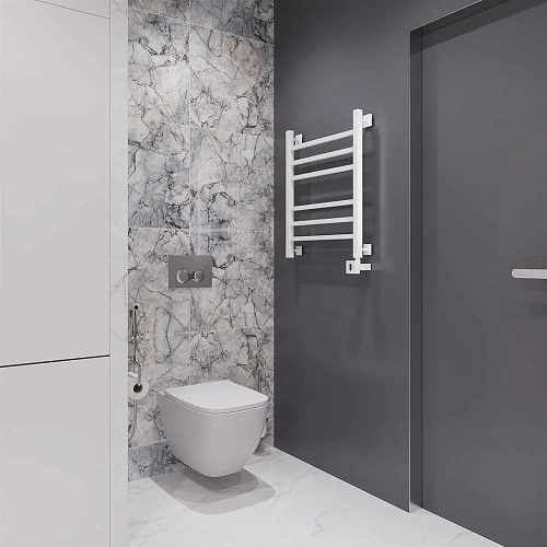 Полотенцесушитель электрический EWRIKA Деметра LP 60х50, белый R 536177 Полотенцесушитель электрический EWRIKA Деметра LP 60х50, белый R 536177