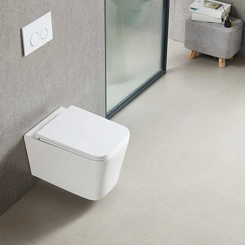 Унитаз подвесной Vincea Q-Line VT1-12T безободковый, цвет белый, ультратонкое soft-close сиденье Унитаз подвесной Vincea Q-Line VT1-12T безободковый, цвет белый, ультратонкое soft-close сиденье