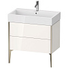 Тумба под раковину Duravit XVIU XV45360B122 напольная 78 см белая глянцевый