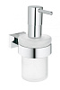 Картинка анонса товара «дозатор жидкого мыла grohe essentials cube, хром (40756001)»