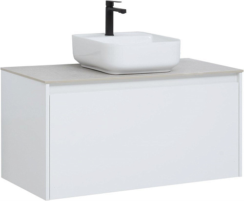 Тумба под раковину Aquanet Nova Lite 100 белый (1 ящик) 00242580 Тумба под раковину Aquanet Nova Lite 100 белый (1 ящик) 00242580