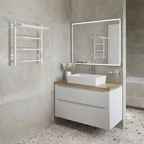 Полотенцесушитель электрический EWRIKA Сафо FT 60х50 белый 571970 Полотенцесушитель электрический EWRIKA Сафо FT 60х50 белый 571970