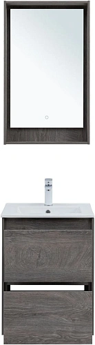 Тумба под раковину Aquanet Милан 50 дуб рошелье 00336371 подвесная Тумба под раковину Aquanet Милан 50 дуб рошелье 00336371 подвесная