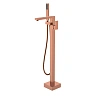 Смеситель для ванны Boheme QUBIC 479-CB Copper Brushed напольный