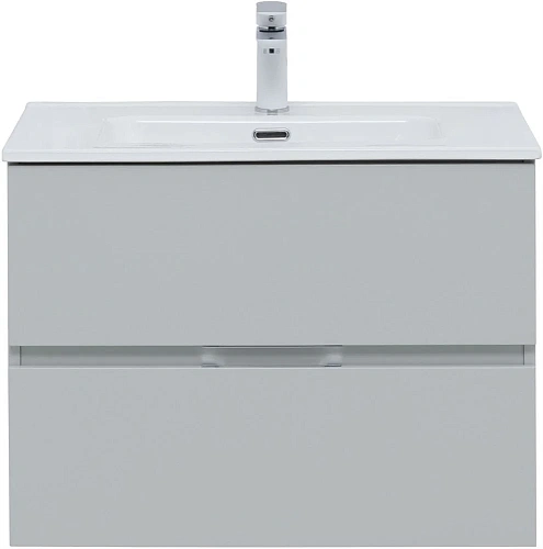 Тумба под раковину Aquanet Алвита New 70 2 ящика, серый 00303907 Тумба под раковину Aquanet Алвита New 70 2 ящика, серый 00303907