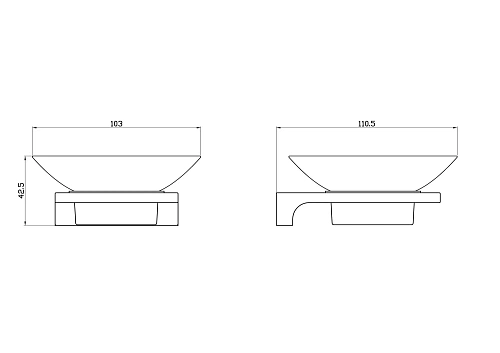 Мыльница Wonzon & Woghand хром (WW-9122) Мыльница Wonzon & Woghand хром (WW-9122)