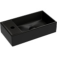 Детальная картинка товара «раковина ceramica nova element cn6051rmb черный матовый подвесная»