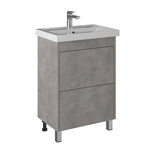 Тумба под раковину BRIZ Риччи т8-60 под раковину Фостер 360 03-08060-06 00 БТН светло - серый Тумба под раковину BRIZ Риччи т8-60 под раковину Фостер 360 03-08060-06 00 БТН светло - серый