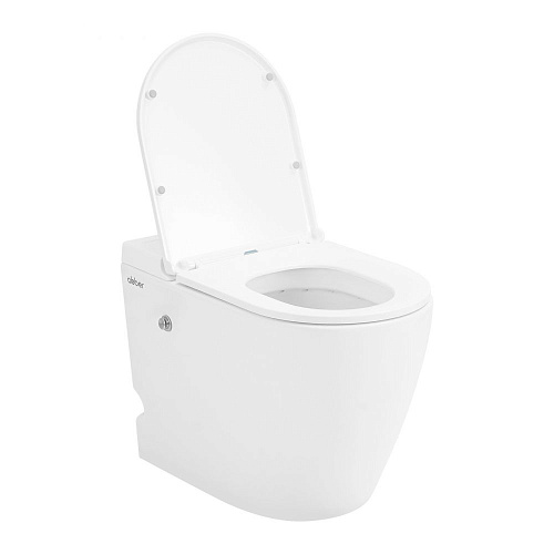 Унитаз приставной ABBER Bequem AC1115P белый с импульсным смывом с крышкой микролифт Унитаз приставной ABBER Bequem AC1115P белый с импульсным смывом с крышкой микролифт