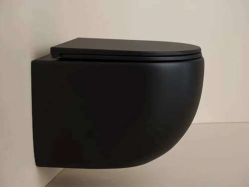 Унитаз подвесной Ceramica Nova UP CN4007MB черный матовый Унитаз подвесной Ceramica Nova UP CN4007MB черный матовый