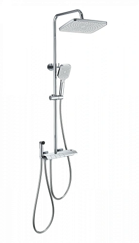 Душевая система Wonzon & Woghand с термостатом, хром (WW-B4132-A-CR) Душевая система Wonzon & Woghand с термостатом, хром (WW-B4132-A-CR)