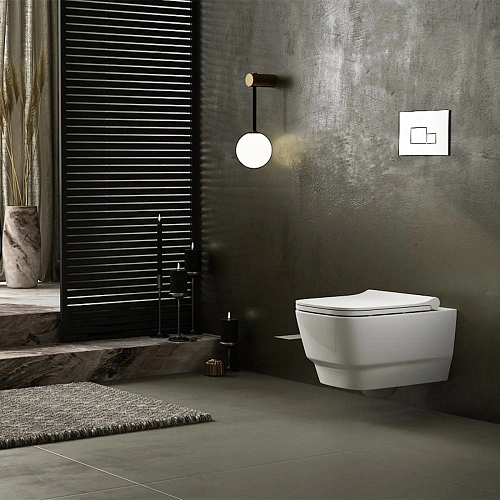 Крышка-сиденье DREJA ENZO дюропласт с микролифтом 88.0002 Крышка-сиденье DREJA ENZO дюропласт с микролифтом 88.0002