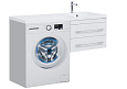 Тумба с раковиной Aquanet Нота 120 R белый 00171483 + 00239568 Тумба с раковиной Aquanet Нота 120 R белый 00171483 + 00239568
