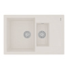 Кухонная мойка Lemark RAMZA 760 врезная из кварцгранита, с крылом, Жасмин 9910040 Кухонная мойка Lemark RAMZA 760 врезная из кварцгранита, с крылом, Жасмин 9910040