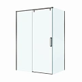 Душевой уголок BelBagno SOFT_CLOSE-1-AH-1-140/90-C-GM 140x90 см, профиль оружейная сталь, стекло прозрачное Душевой уголок BelBagno SOFT_CLOSE-1-AH-1-140/90-C-GM 140x90 см, профиль оружейная сталь, стекло прозрачное