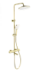 Душевая система Wonzon & Woghand с термостатом, брашированное золото (WW-B3069-BG) Душевая система Wonzon & Woghand с термостатом, брашированное золото (WW-B3069-BG)