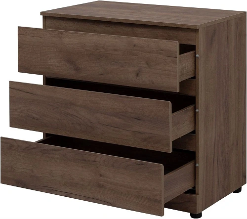 Комод Aquanet Сканди 800x480 Дуб крафт (3 ящика) 00302544 Комод Aquanet Сканди 800x480 Дуб крафт (3 ящика) 00302544