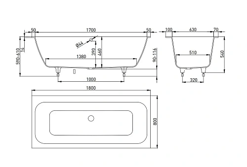 Ванна из искусственного камня Salini ORLANDA AXSIS KIT 180x80 покраска по RAL полностью 103322MF S-Stone Ванна из искусственного камня Salini ORLANDA AXSIS KIT 180x80 покраска по RAL полностью 103322MF S-Stone