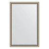 Зеркало в багетной раме Evoform Exclusive BY 1212 113 x 173 см, состаренное серебро с плетением