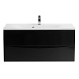Тумба под раковину BelBagno MARINO-1200-2C-SO-NL-P подвесная 1200x450 Nero Lucido Тумба под раковину BelBagno MARINO-1200-2C-SO-NL-P подвесная 1200x450 Nero Lucido