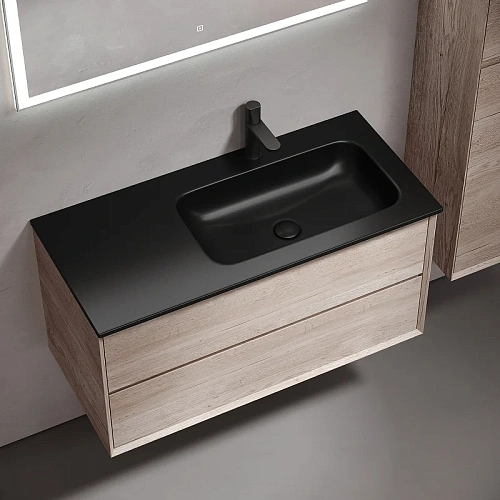 Тумба под раковину Sancos Marmi 2.0 MR2.0100REG правая, 995х445х520, дуб галифакс натуральный, подвесная Тумба под раковину Sancos Marmi 2.0 MR2.0100REG правая, 995х445х520, дуб галифакс натуральный, подвесная