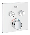 Смеситель для душа GROHE Grohtherm SmartControl на 2 выхода, белая луна (29156LS0) внешняя часть тер Смеситель для душа GROHE Grohtherm SmartControl на 2 выхода, белая луна (29156LS0) внешняя часть тер