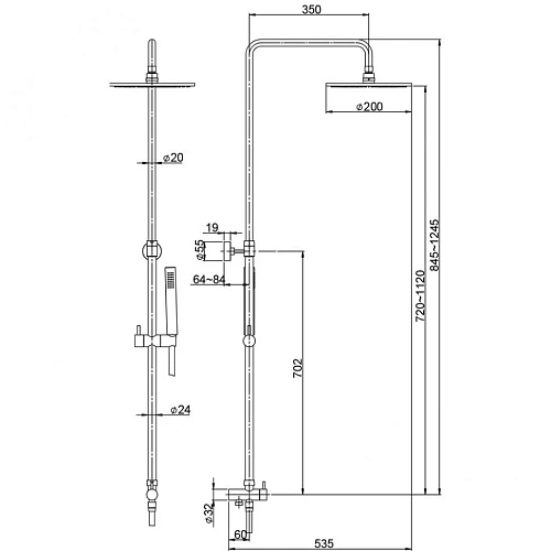Смеситель для кухни Paini Arena 92446433VE7B90DALMKM черный Смеситель для кухни Paini Arena 92446433VE7B90DALMKM черный