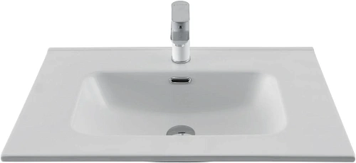 Раковина Aquanet Flat 70 белая матовая 00330430 Раковина Aquanet Flat 70 белая матовая 00330430