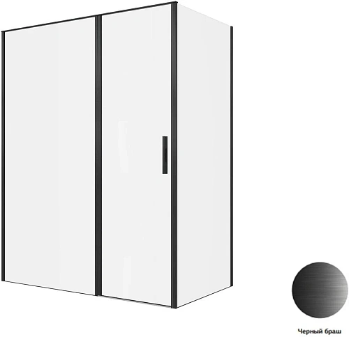 Душевой уголок Allen Brau Priority 160x90 3.31039.BBA + 3.31045.BBA черный браш Душевой уголок Allen Brau Priority 160x90 3.31039.BBA + 3.31045.BBA черный браш