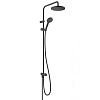 Душевая система Hansgrohe Showerpipe 200 1jet Reno, EcoSmart Vernis Blend 26099670, матовый черный