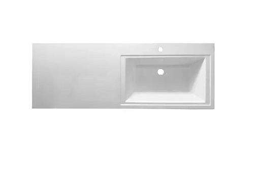 Раковина Эстет Dallas silk ФР-00014936 правая 1300х480 накладная Раковина Эстет Dallas silk ФР-00014936 правая 1300х480 накладная