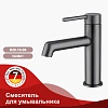 Смеситель для раковины Raglo R20.10.09, графит Смеситель для раковины Raglo R20.10.09, графит