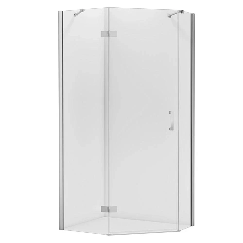 Душевой уголок NEW TRENDY NEW AZURA L (L) 100x80x195 K-0563 (хром) Душевой уголок NEW TRENDY NEW AZURA L (L) 100x80x195 K-0563 (хром)