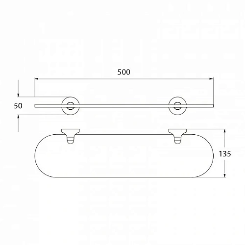 Полка IDDIS Mirro (MIRMBG0I44) матовое стекло Полка IDDIS Mirro (MIRMBG0I44) матовое стекло