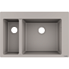 Картинка анонса товара «кухонная мойка hansgrohe s51 s510-f635 180/450 43315380, cерый бетон встраиваемая»